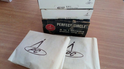 Piston Rings Set fits BLMC Austin Nuffield Tractor 3770 5655 2827 100mm Bore STD 42257 View Rear