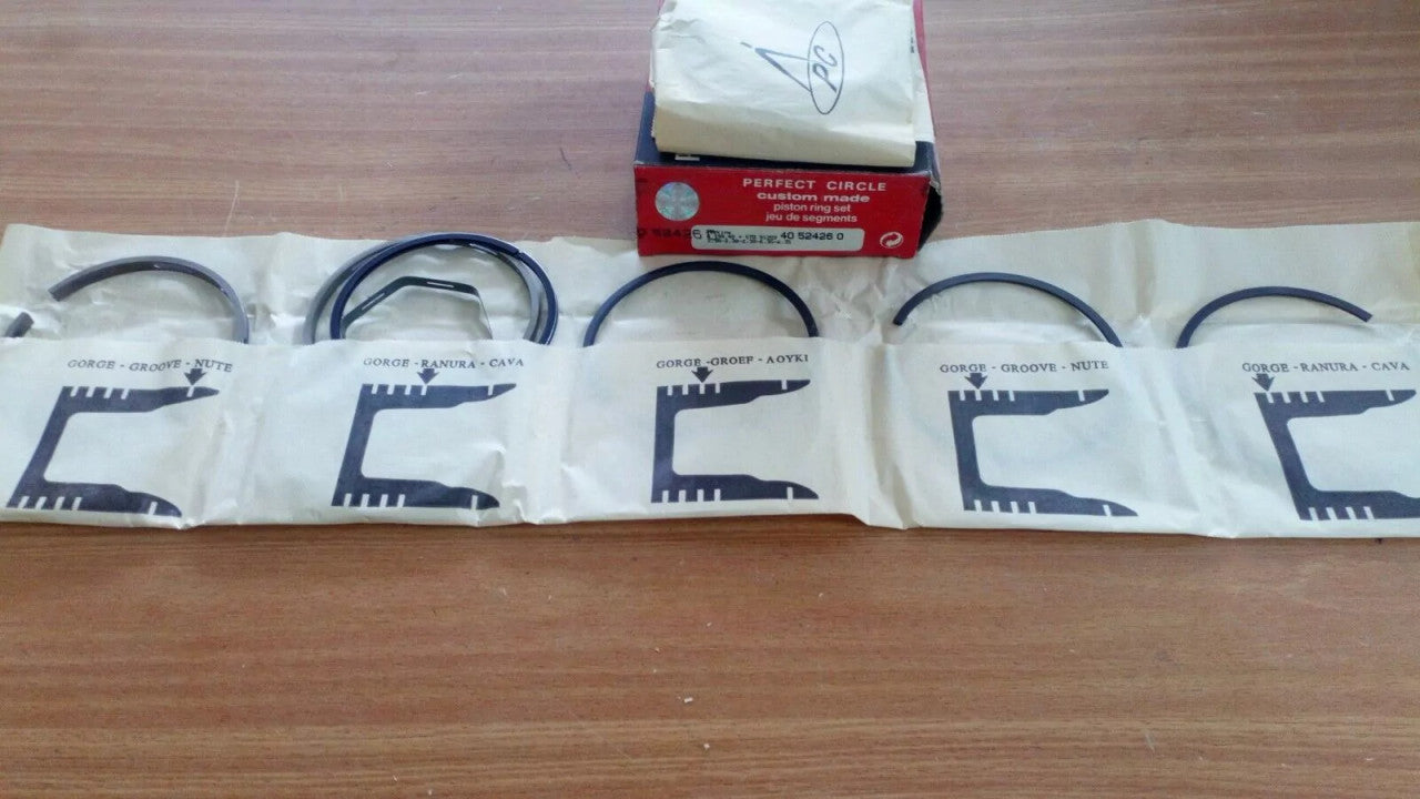 Piston Rings Set fits Perkins 4.236 6.354 98.48mm Bore STD 42300 View Front