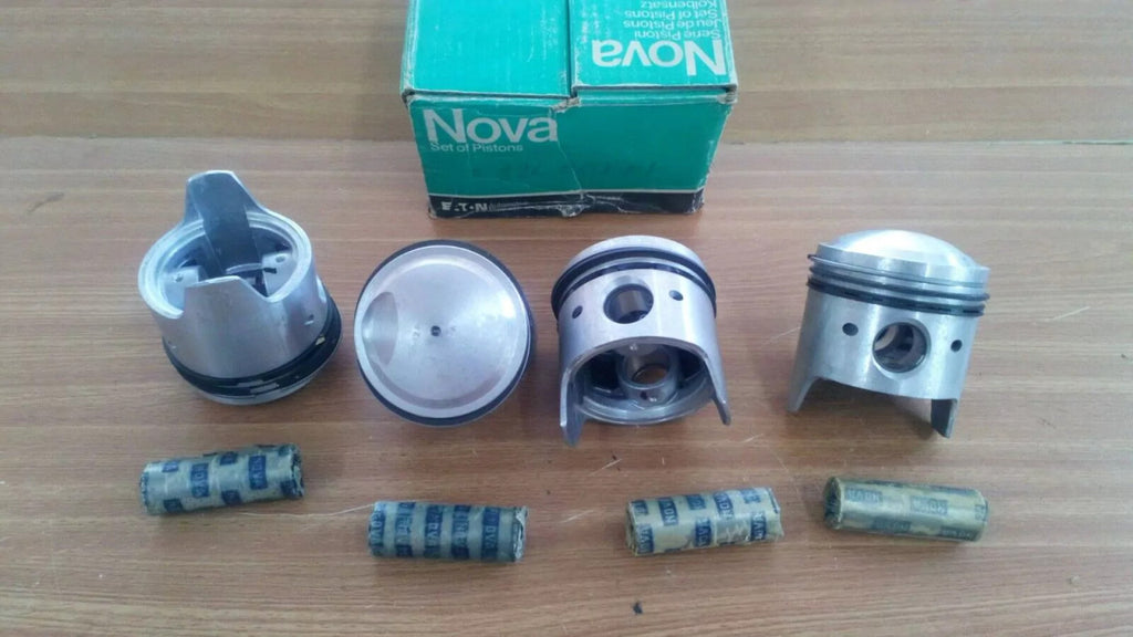 4x Pistons fits Fiat 1300 1295cc 72.80mm Bore 116.C.000 426.007.01 View Front