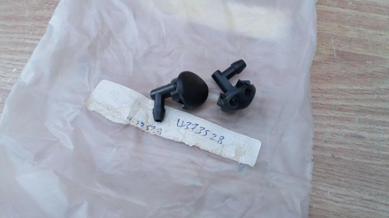2x Windshield Wipers Nozzles fits Saab 900 4373528 Genuine View Front