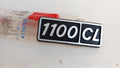 Metal Emblem 1100 CL fits Fiat 128 4376756 Genuine View Front