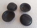 4x Wheel Hub Cap fits Fiat Panda 900 4378335 Genuine View Front