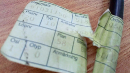 Fuel Hose Pipe fits Saab 900 9-3 9400 4396891 Genuine View Rear