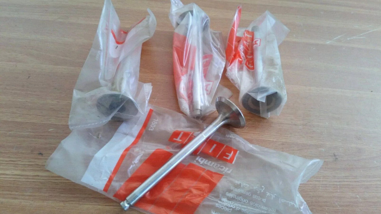 4x Intake Valves fits Fiat 131 1.4 4415238 Genuine View Front