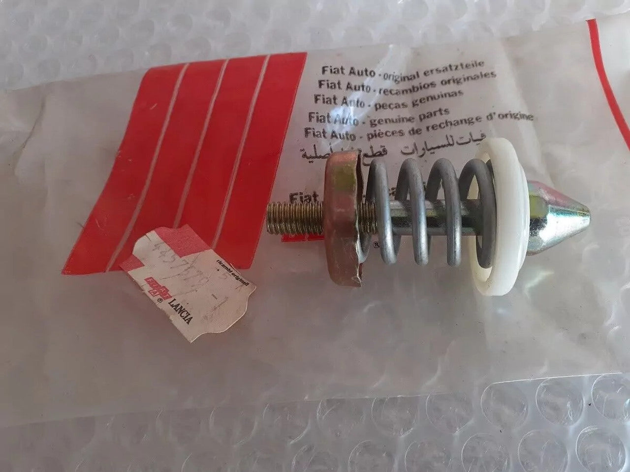 Hood Pin Spring Bonnet fits Fiat Argenta 4457579 Genuine View Front