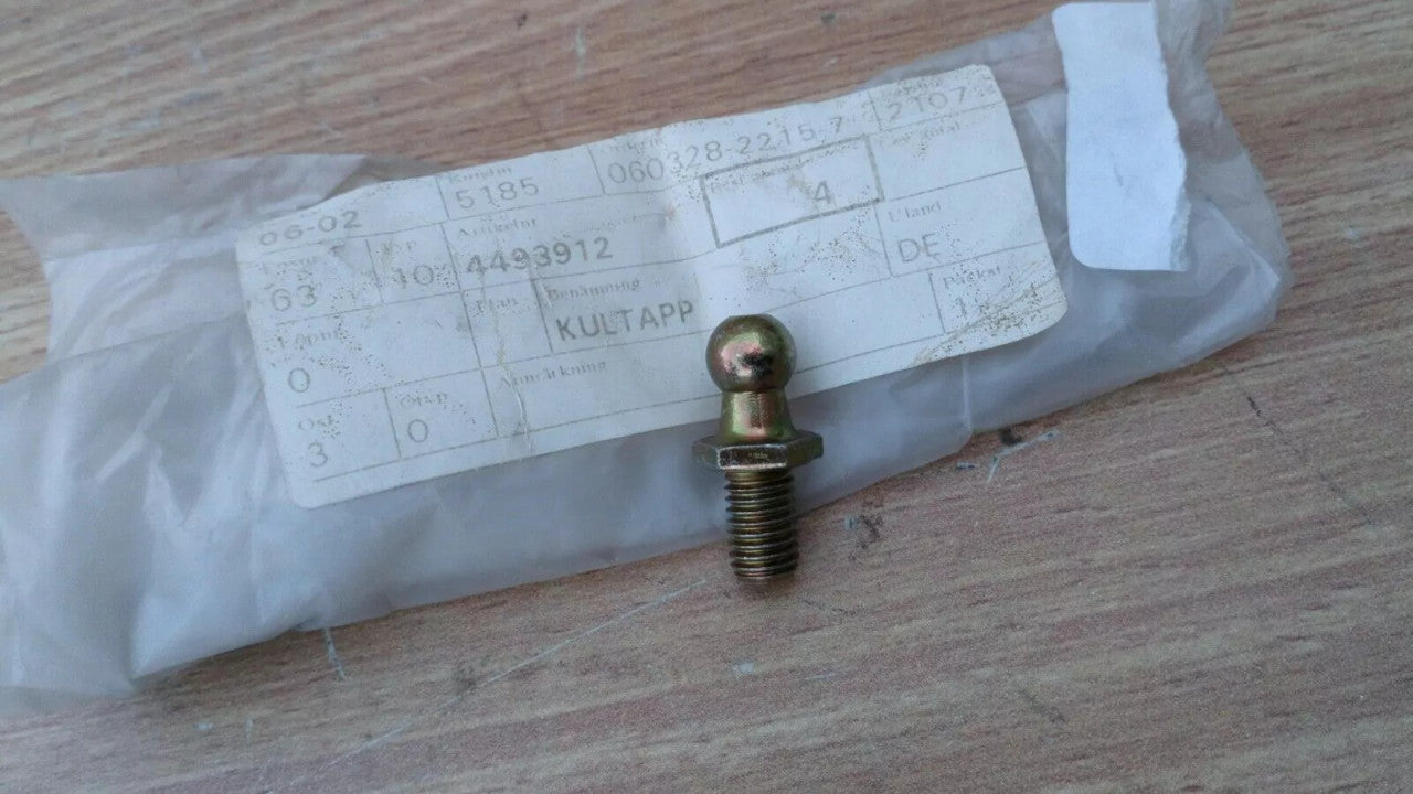 Trunk Lid Ball Pin fits Saab 900 9-3 9400 9000 9-5 9600 4493912 Genuine View Front