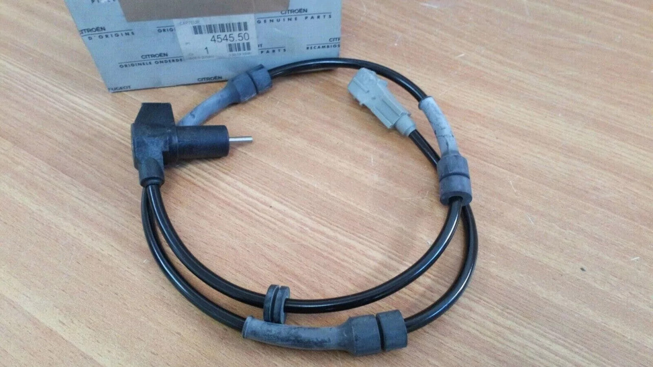 ABS Speed Sensor Rear fits Peugeot 306 Citroen Xsara ZX 454550 Genuine View Front