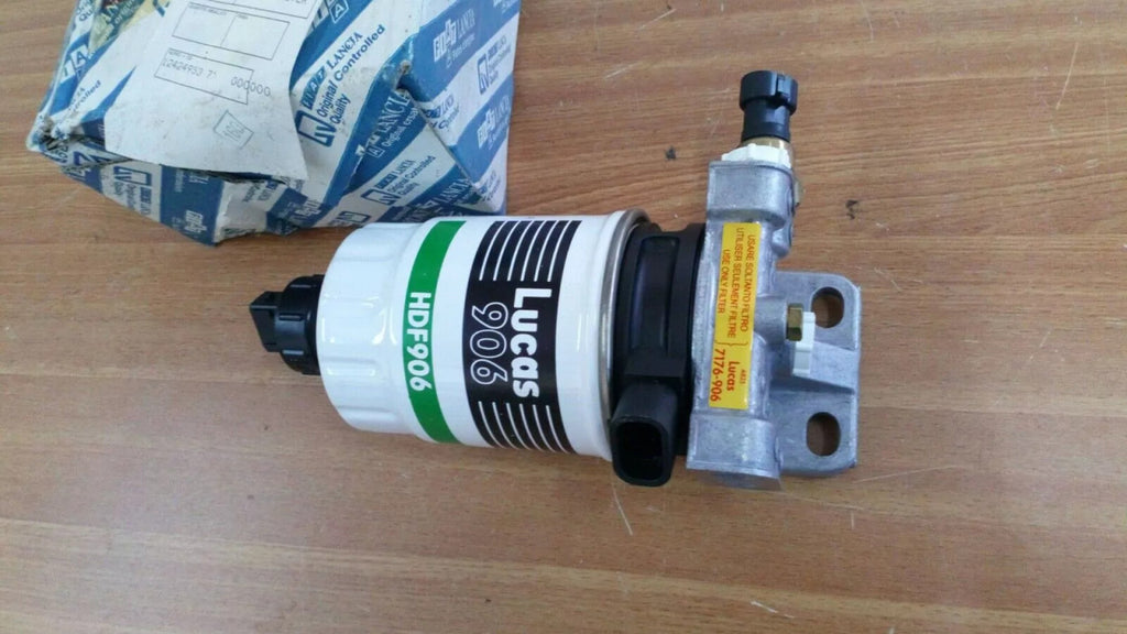 Fuel Filter with Base fits Fiat Palio Punto Siena Diesel 46409922 Genuine View Rear