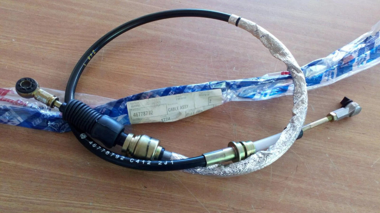 Gearshift Cable fits Fiat Seicento 46519030 Genuine View Rear