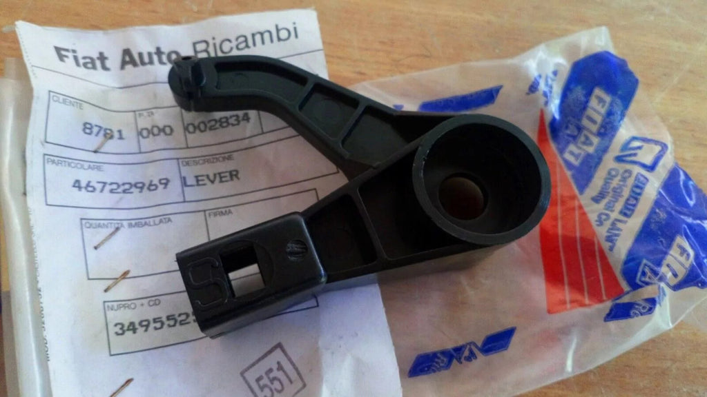 Heater A/C Panel Lever Arm fits Fiat Punto 46722969 Genuine View Rear