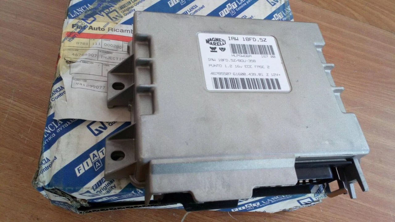 Engine Control Unit ECU fits Fiat Punto 46785507 Genuine View Front