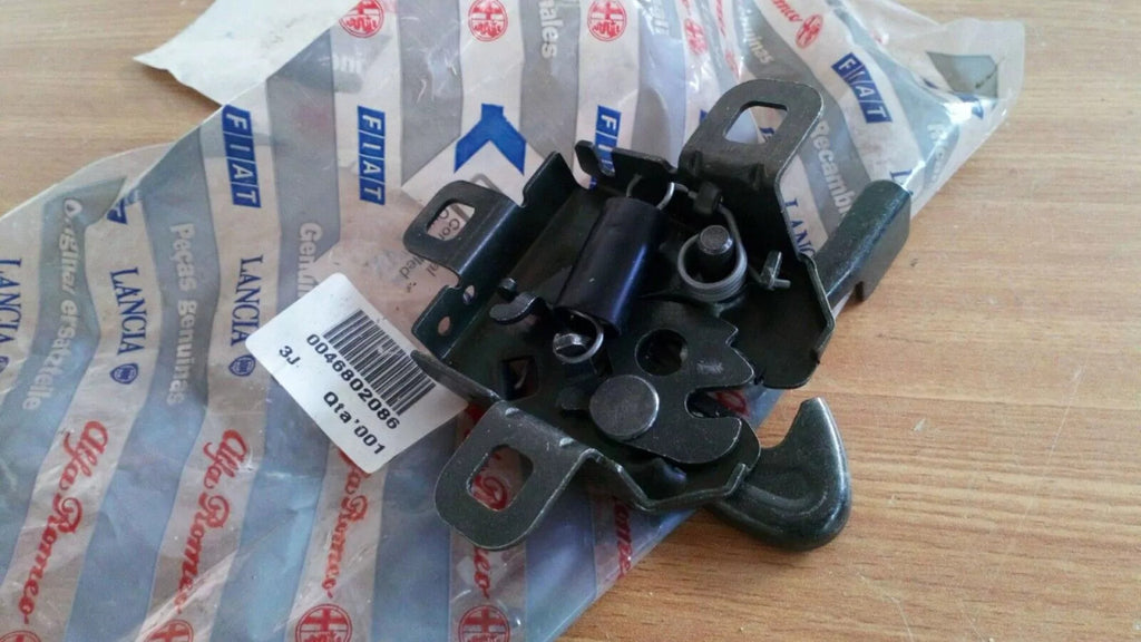 Hood Bonnet Lock Latch fits Fiat Panda 46802086 Genuine View Rear