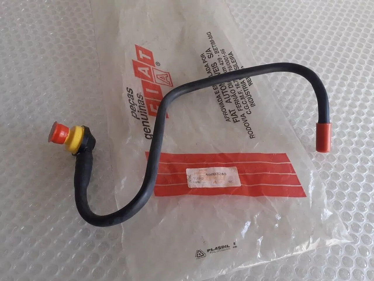 Brake Master Cylinder Line Pipe fits Fiat Palio Siena 46803240 Genuine View Upper