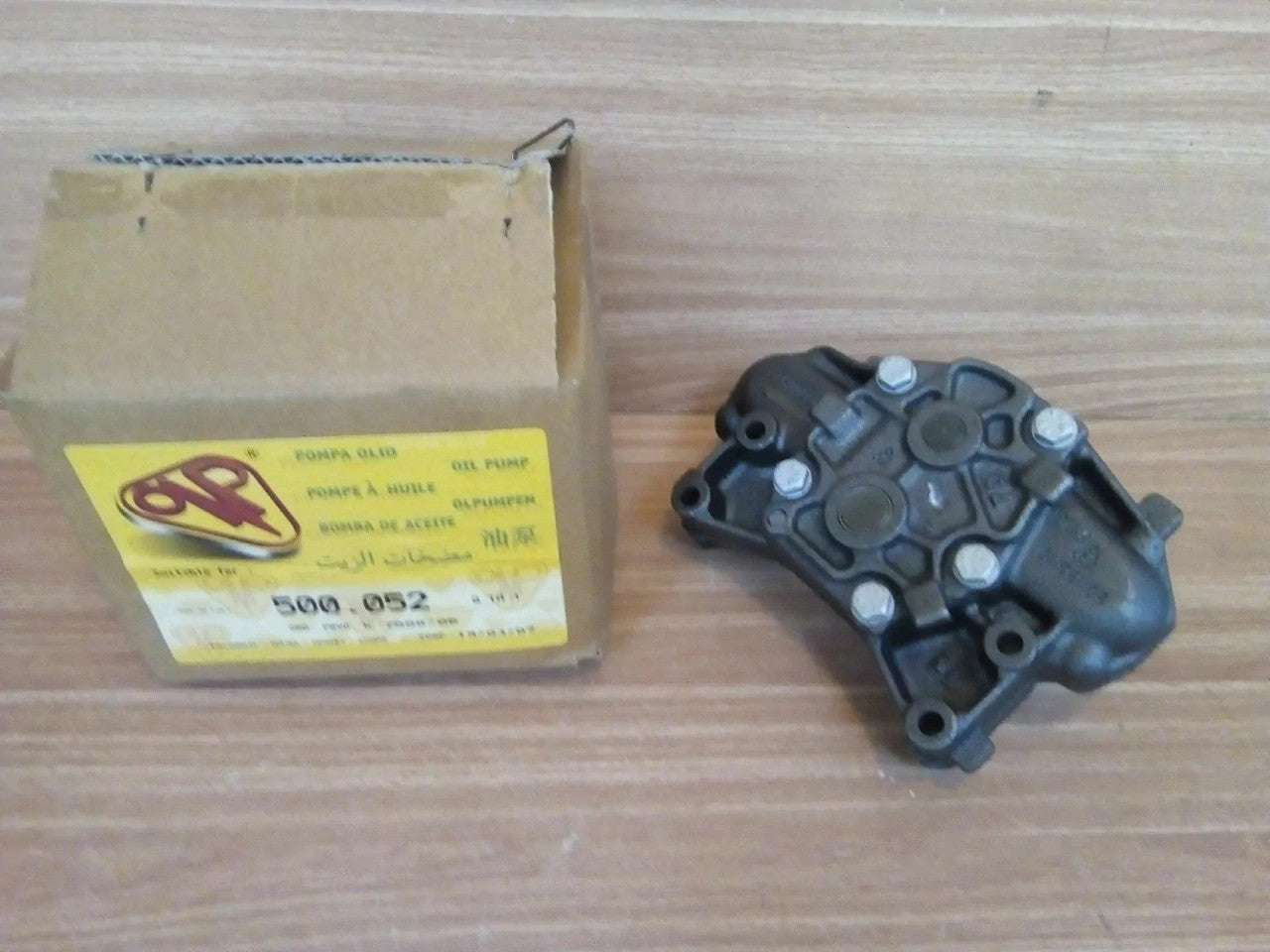 Oil Pump fits Iveco Euro Cargo M 8065 4802609 500-052 View Rear