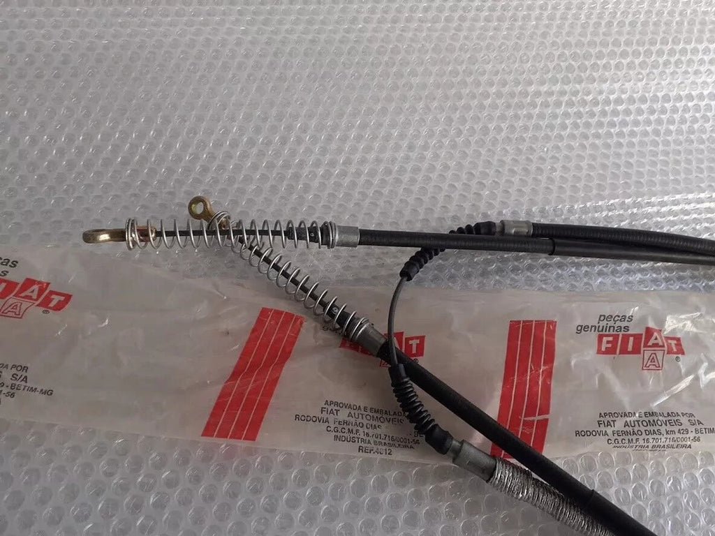 Hand Brake Cable fits Fiat Duna Elba Mille Uno Fiorino 50003039 Genuine View Rear