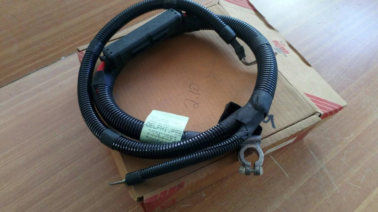 Battery Cable fits Fiat Fiorino Elba 50006199 Genuine View Rear
