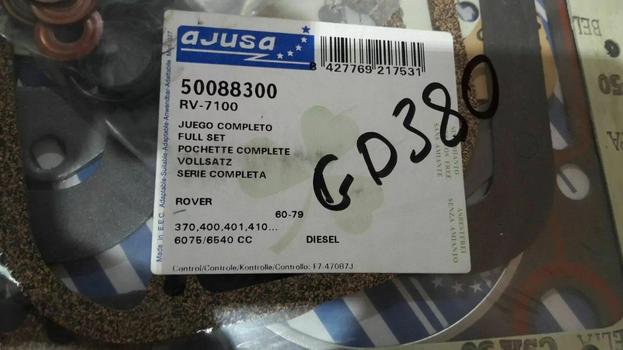 Full Set Gaskets kit fits Leyland Chieftain Clydesdale Riever Bear 6540cc 50088300 View Rear