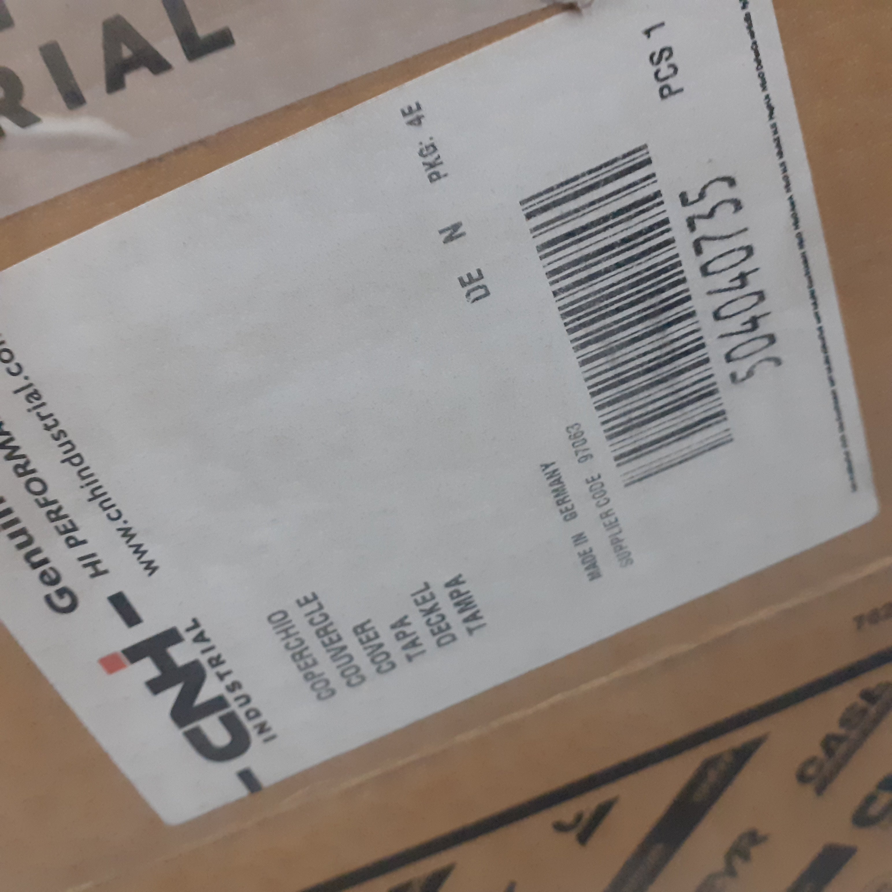 Steering Wheel Centre Cover fits Iveco Eurocargo Tector 504040735 Genuine View Box