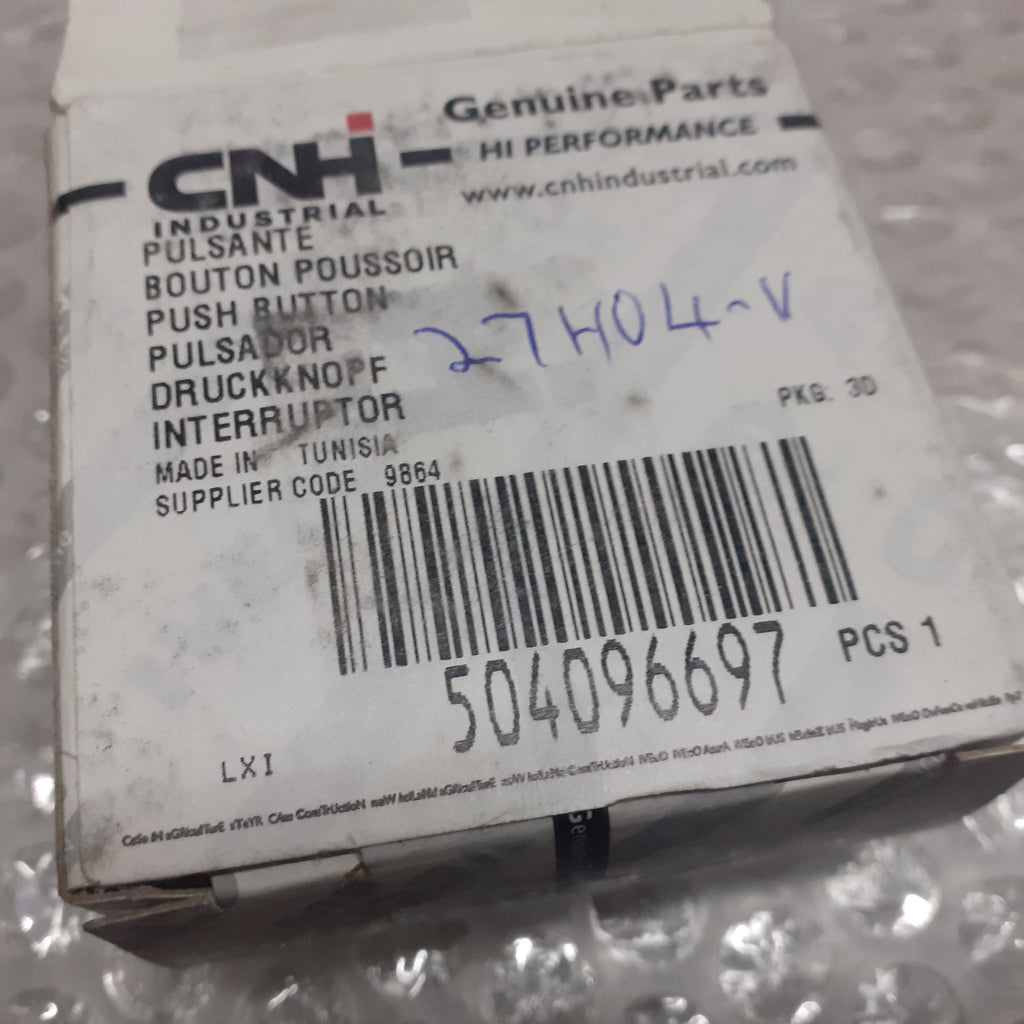 Front Fog Light Switch fits Iveco Stralis 504096697 Genuine View Box
