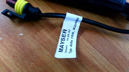 Window Upper Seal Rear Left fits Alfa Romeo 159 50504265 Genuine View Right