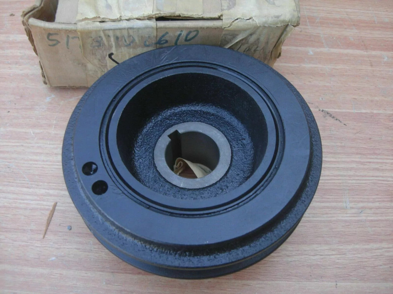Pulley Crankshaft fits Isuzu Pickup KBD C223 engine 5123702610 Genuine View Upper