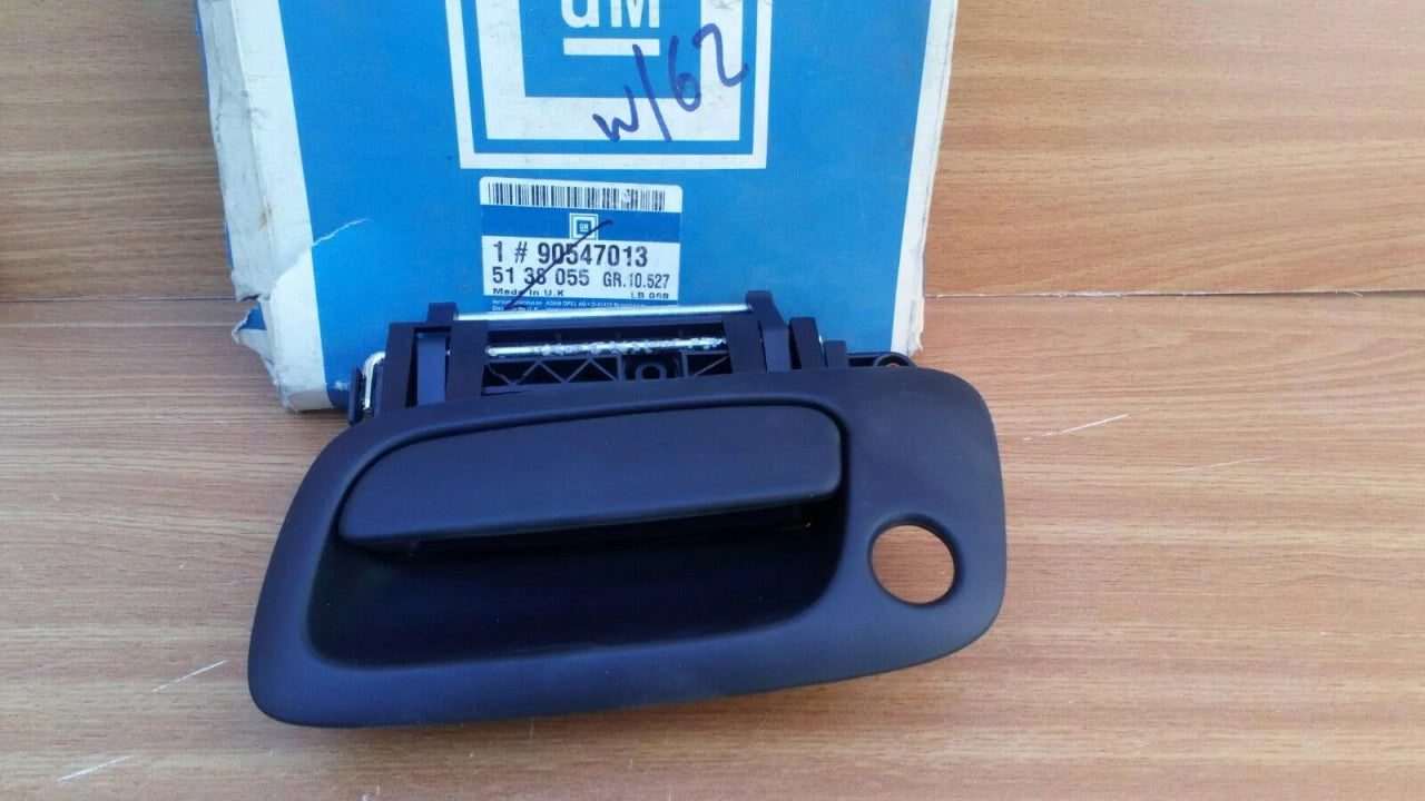 Exterior Door Handle Front Left Anthracite fits Opel Vauxhall Astra G 90547013 5138055 View Front