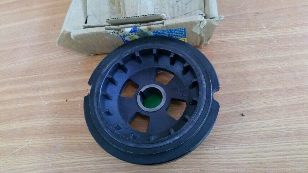 Crankshaft Pulley Damper fits Peugeot J7 404 051530 Genuine View Rear