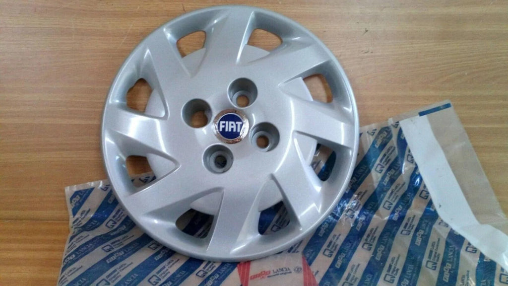 Wheel Hub Cap fits Fiat Panda Punto 51722232 Genuine View Front