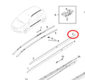 Moulding Rear Door Right fits Opel Vauxhall Corsa D L68 13243575 Genuine 5172447 View Front