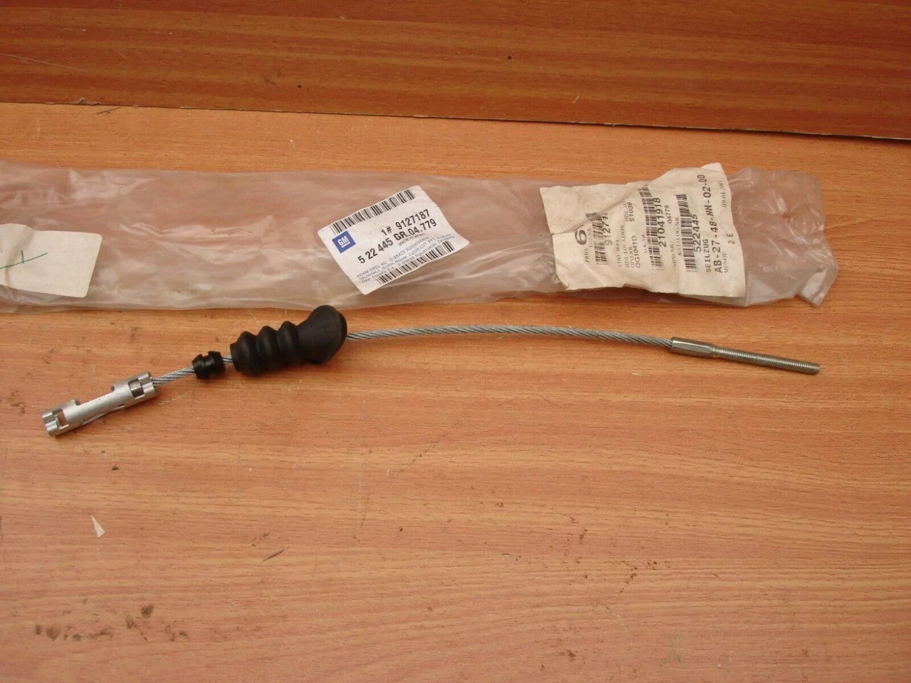 Hand Brake Cable Front fits Opel Vauxhall Corsa C 9127187 Genuine 522445 View Front
