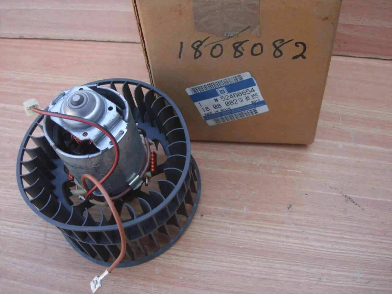Blower Motor Fan fits Opel Vauxhall Corsa B Combo 52466654 Genuine View Rear
