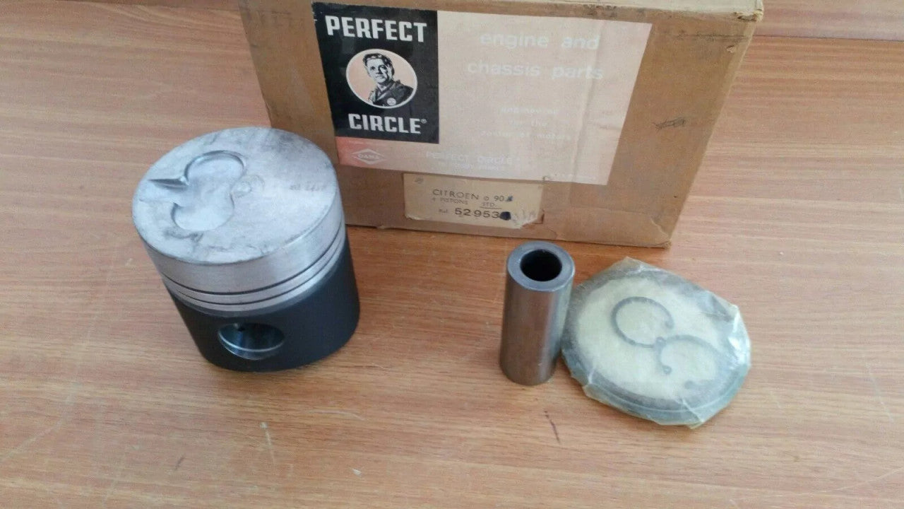 4x Pistons fits Citroen CX2200D C32 C35D M22-621 B22-615 2175cc 90mm STD 52953 View Front