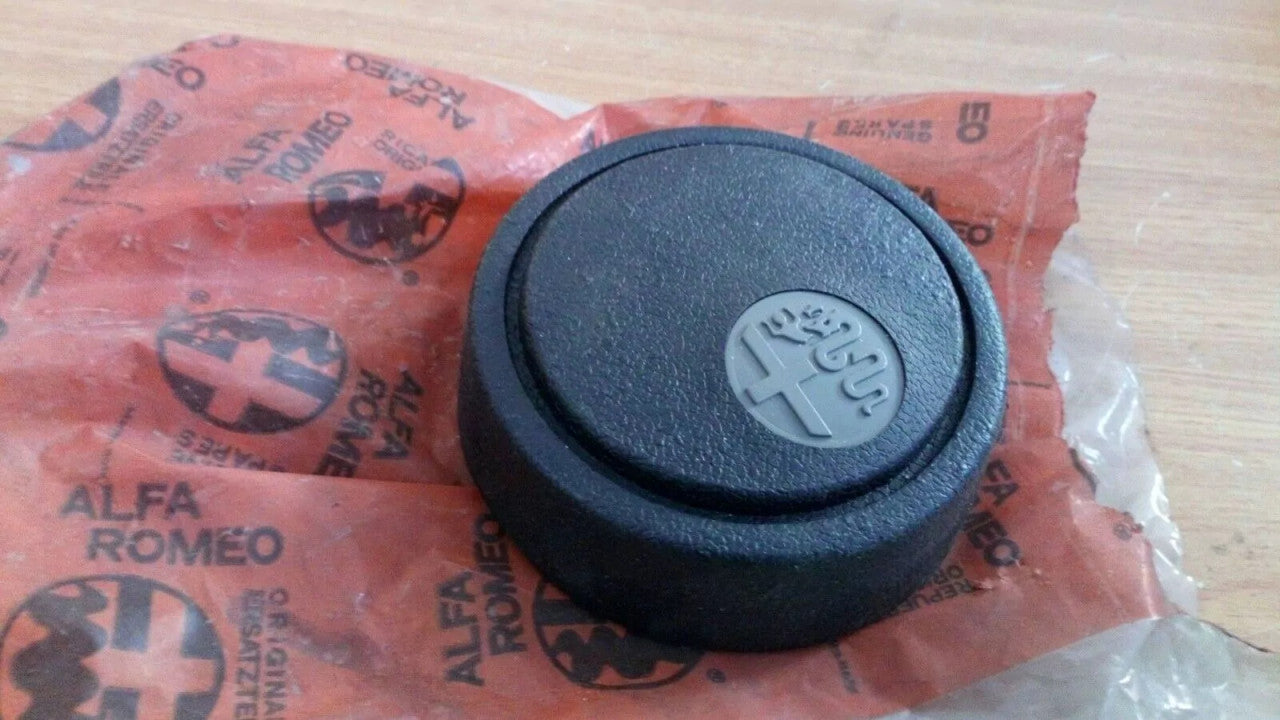 Steering Wheel Centre Cap fits Alfa Romeo 535383 Genuine View Front