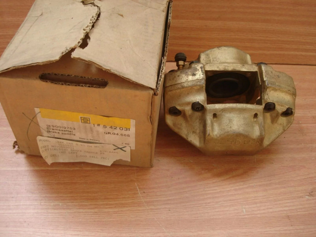 Caliper Front Left fits Opel Rekord D 90019753 542031 Genuine View Rear