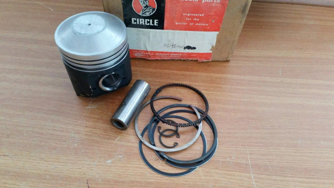 4x Pistons fits Simca 1301 345S/2L 2 1290cc 74.40mm Oversize 551982 View Left