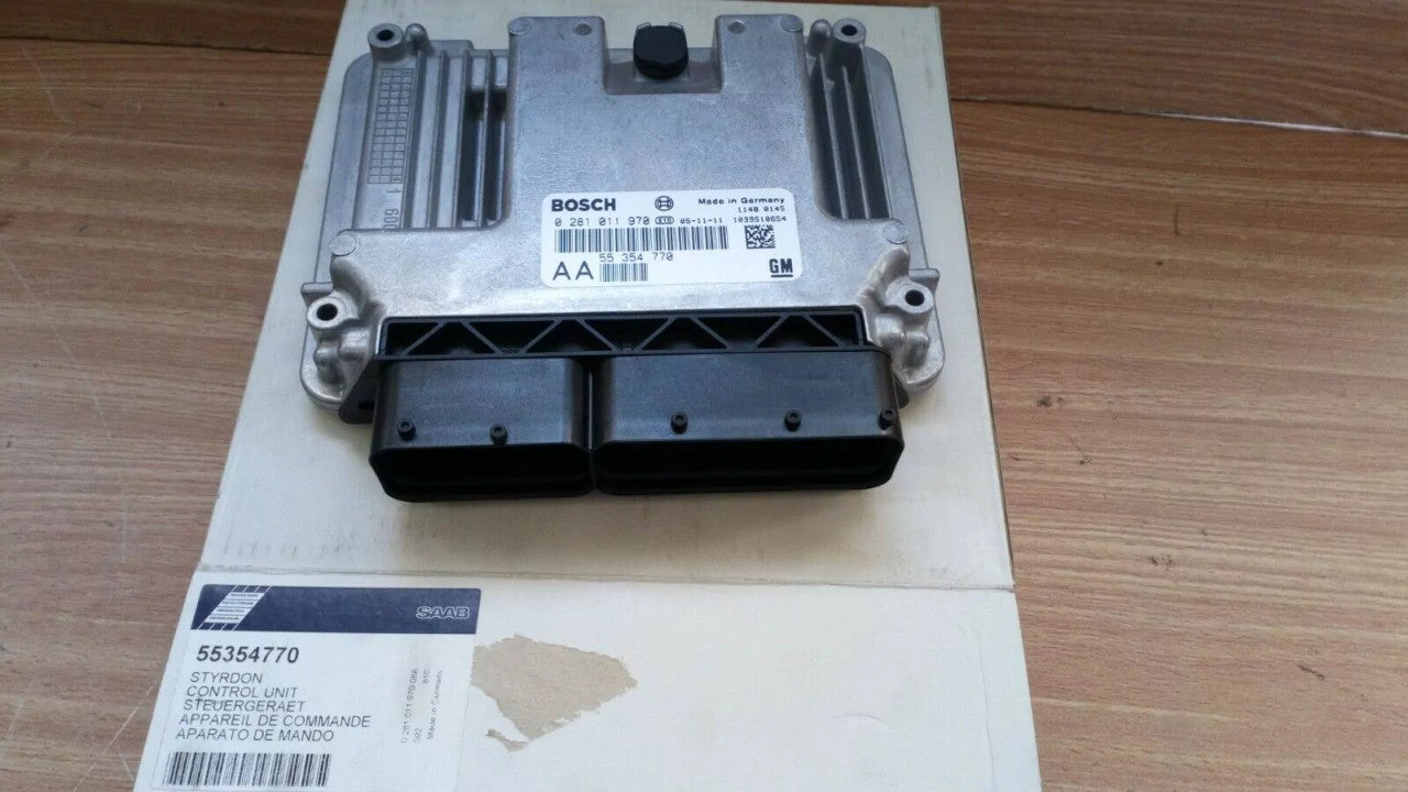 ECU fits Saab 9-3 9440 Z19DT Z19DTH 55354770 Genuine View Front