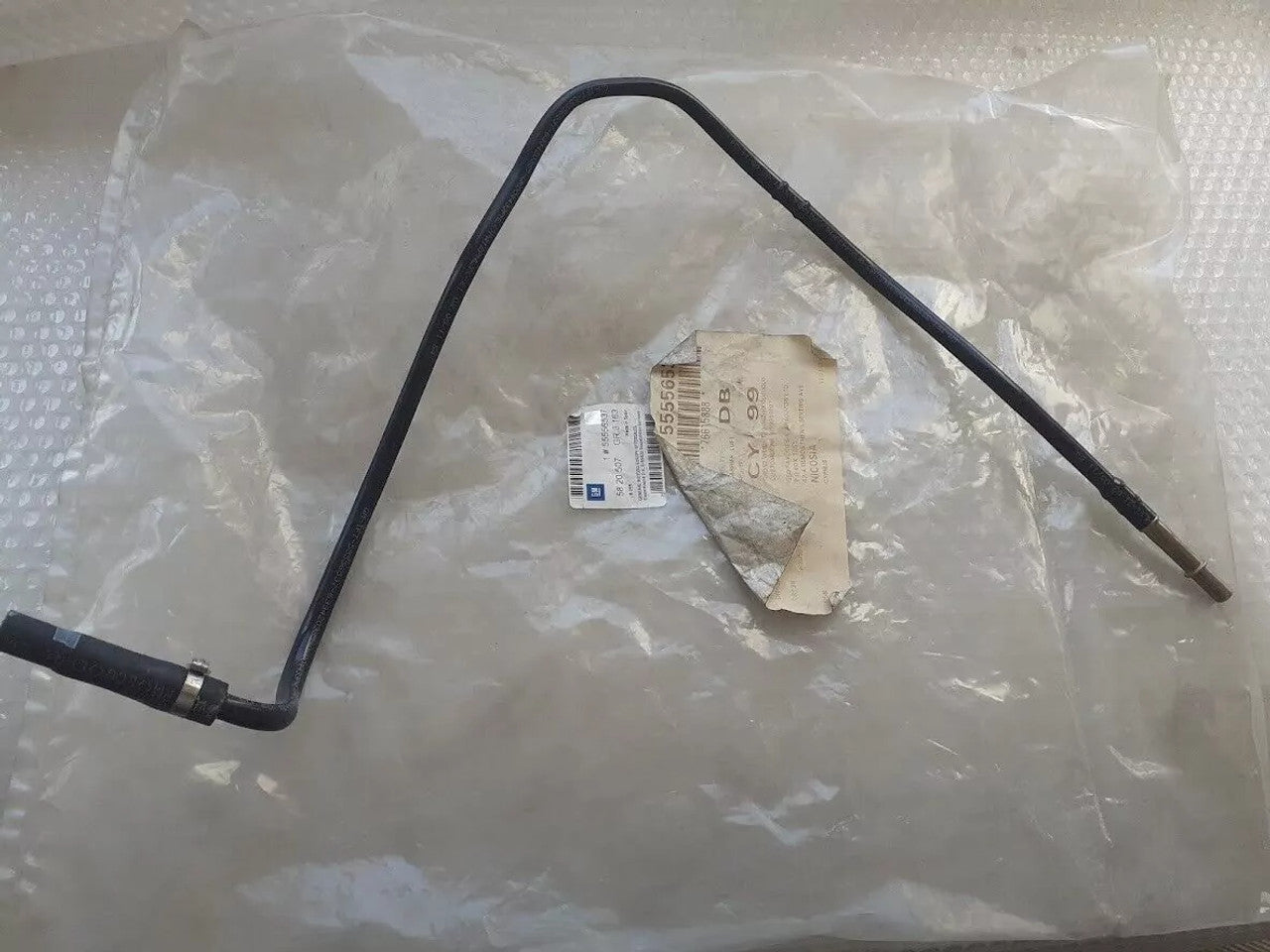 Fuel Feed Pipe fits Opel Vauxhall Corsa C Meriva A Z17DTH 55556537 Genuine View Right