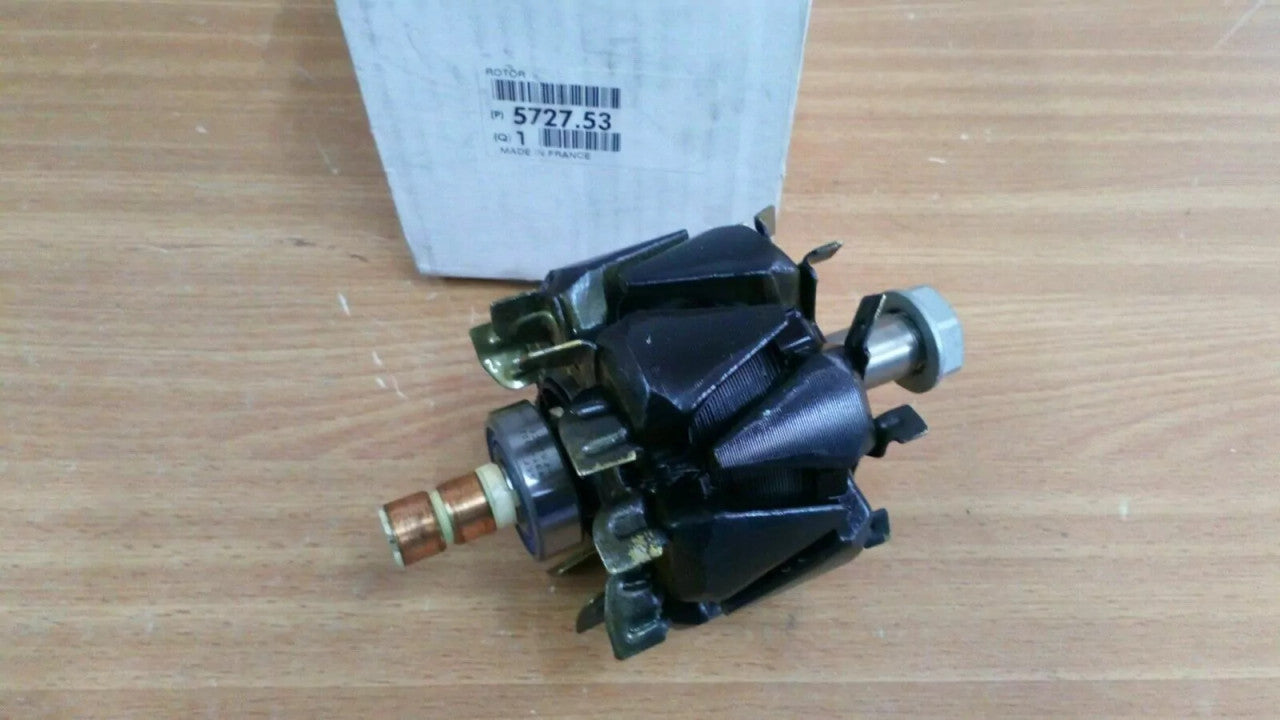 Alternator Rotor fits Peugeot Citroen 572753 Genuine View Front