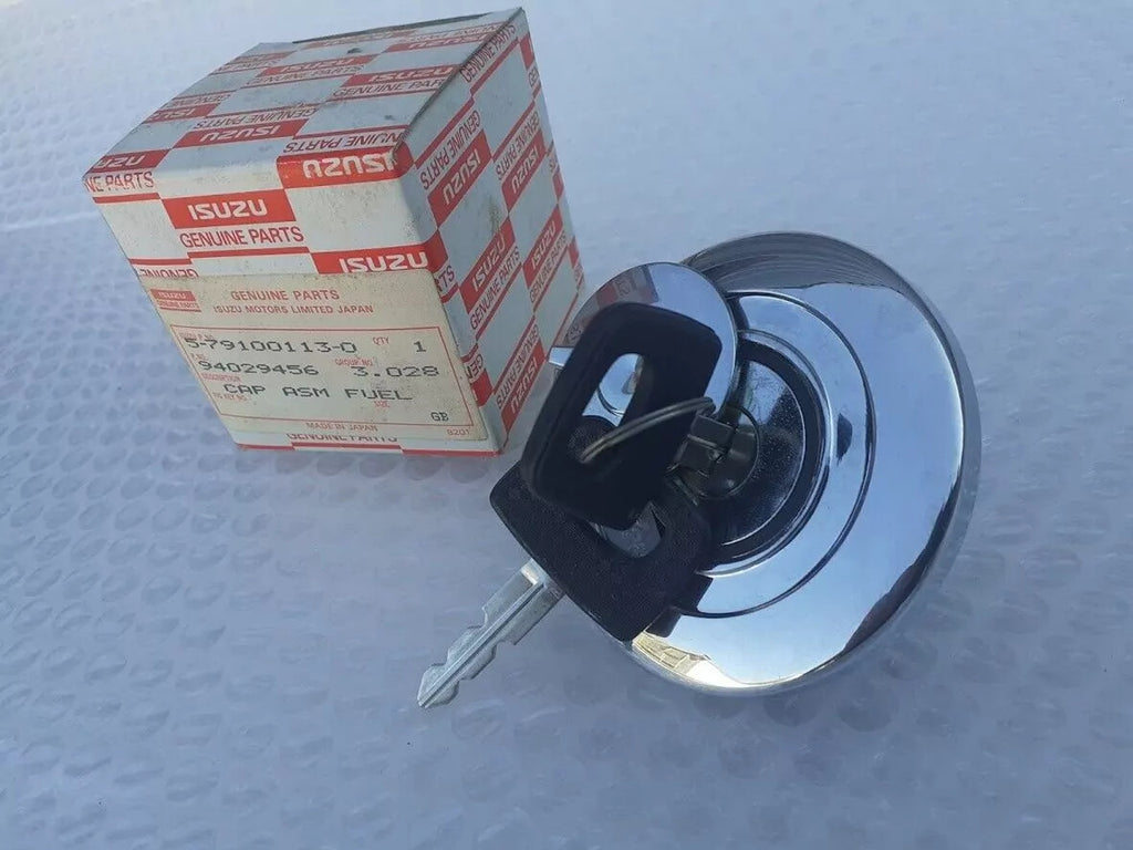 Fuel Tank Cap with Keys fits Isuzu Pickup KBD Chevrolet LUV 5791001130 Genuine View Front