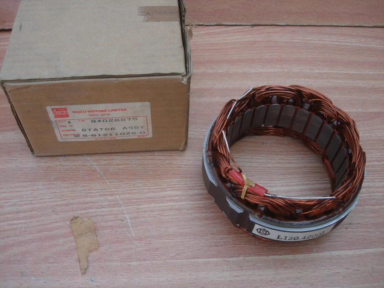 Alternator Generator Stator fits Isuzu Chevrolet C190 C240 5812110260 Genuine View Rear