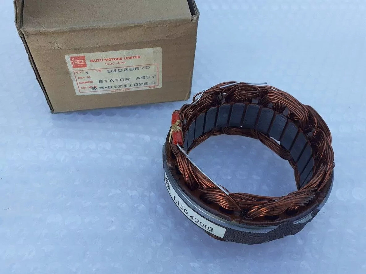 Alternator Generator Stator fits Isuzu Chevrolet C190 C240 5812110260 Genuine View Right