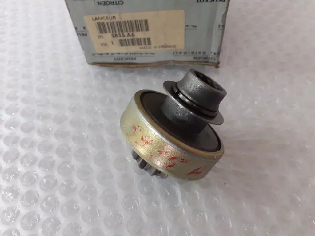 Starter Motor Drive Pinion fits Peugeot 106 205 307 309 405 406 Citroen AX BX C5 5835A6 View Front