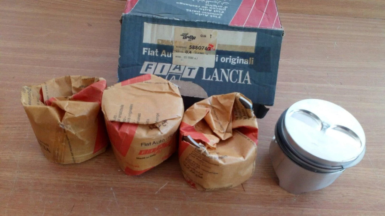 4x Pistons fits Fiat 127 Fiorino Ritmo 1050cc 76mm +0.4mm Oversize 127.AB.0C.0 5880762 View Front