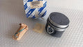 Piston fits Fiat Elba Tempra Tipo Uno Fiorino Diesel 5889145 Genuine View Front