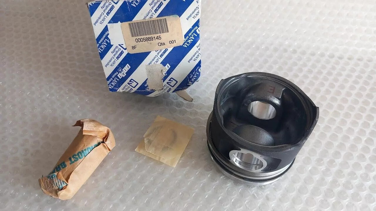 Piston fits Fiat Elba Tempra Tipo Uno Fiorino Diesel 5889145 Genuine View Rear