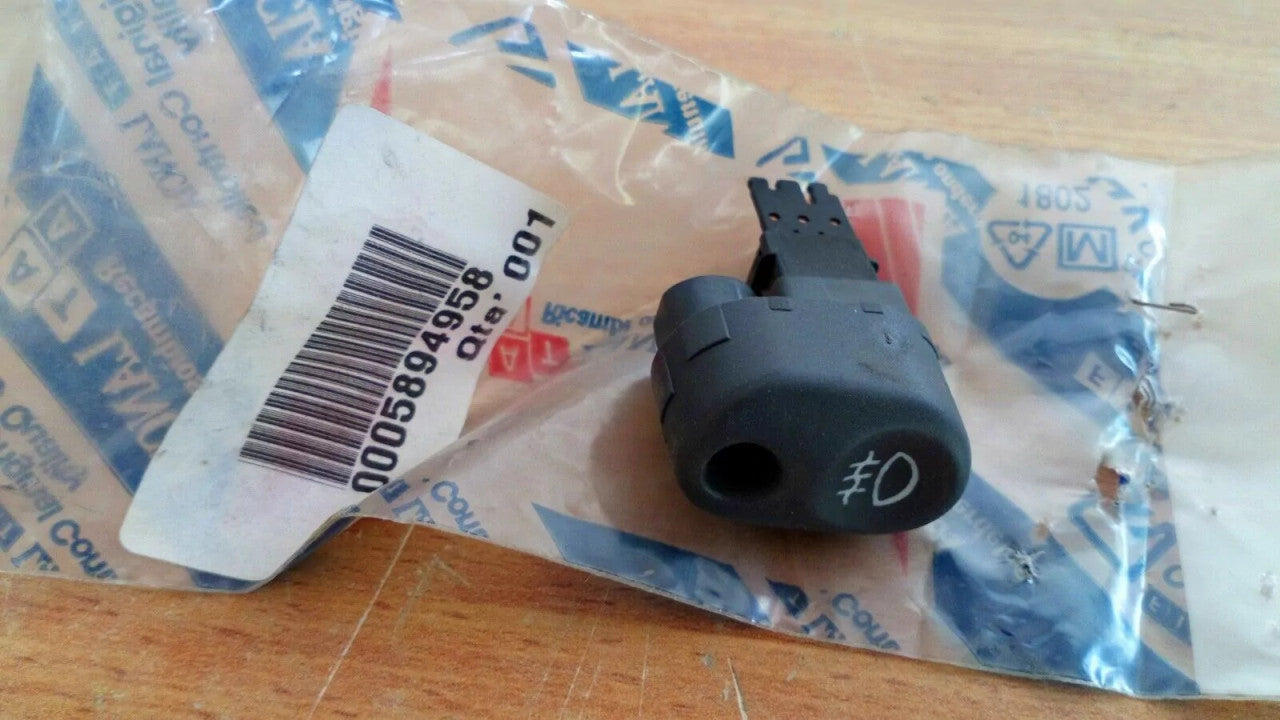 Fog Light Switch RHD fits Fiat Punto GT 5894958 Genuine View Front