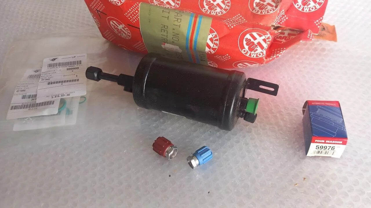 Air Condition Dryer fits Alfa Romeo 164 5895423 Genuine View Front