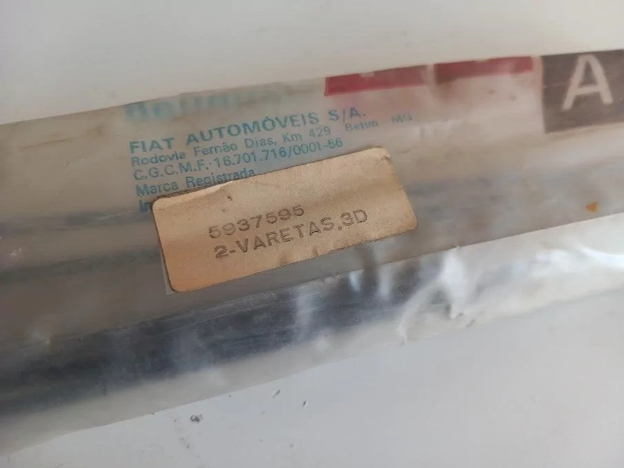 Dipstick Tube fits Fiat 127 Fiorino 5937595 Genuine View Rear