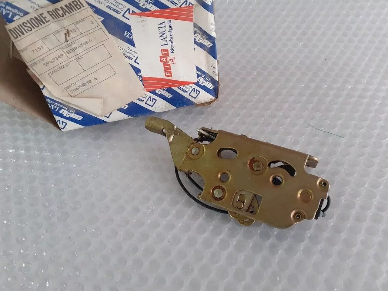 Rear Door Lock Left fits Fiat Uno 5 Door 5963349 Genuine View Rear