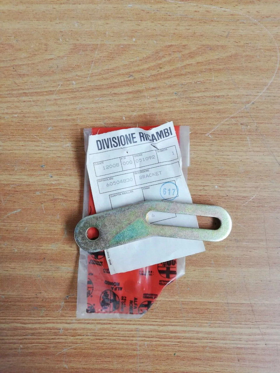 Alternator Bracket fits Alfa Romeo 33 60504830 Genuine View Front